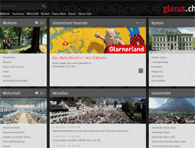 Tablet Screenshot of glarus.ch